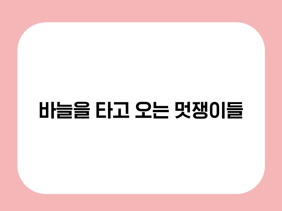 바늘을 타고 오는 멋쟁이들 썸네일